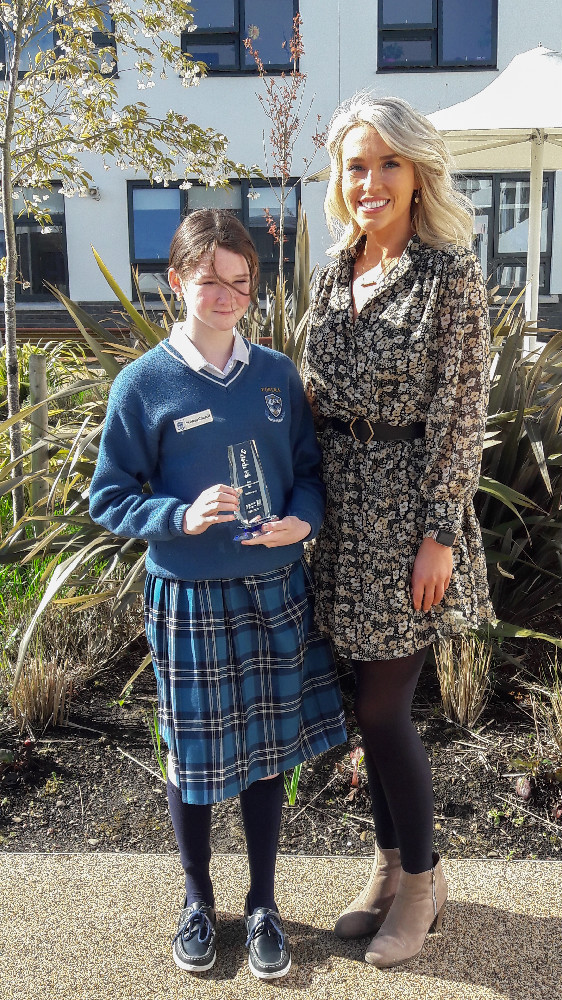 Jennifer Mc Kenna with Ms. Laura Sheridan, Eureka, Kells